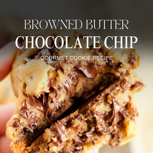 The Best Big and Thick Browned Butter Chocolate Chip Cookies Recipe!