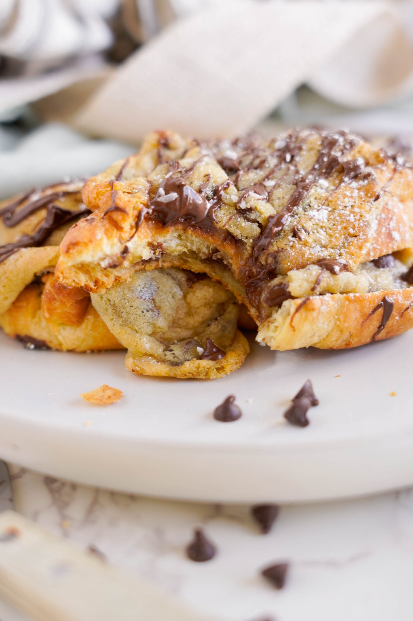 Chocolate Chip Cookie Croissants VIRAL RECIPE!