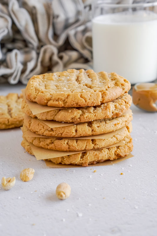 Bakery Style Peanut Butter Cookies