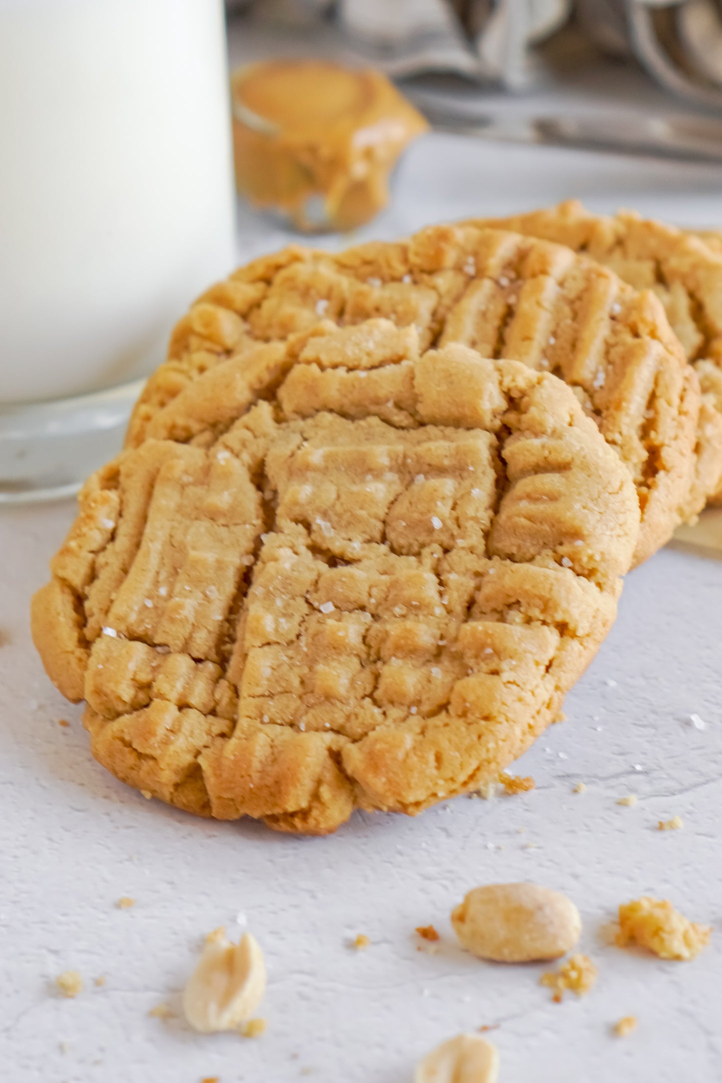 Bakery Style Peanut Butter Cookies