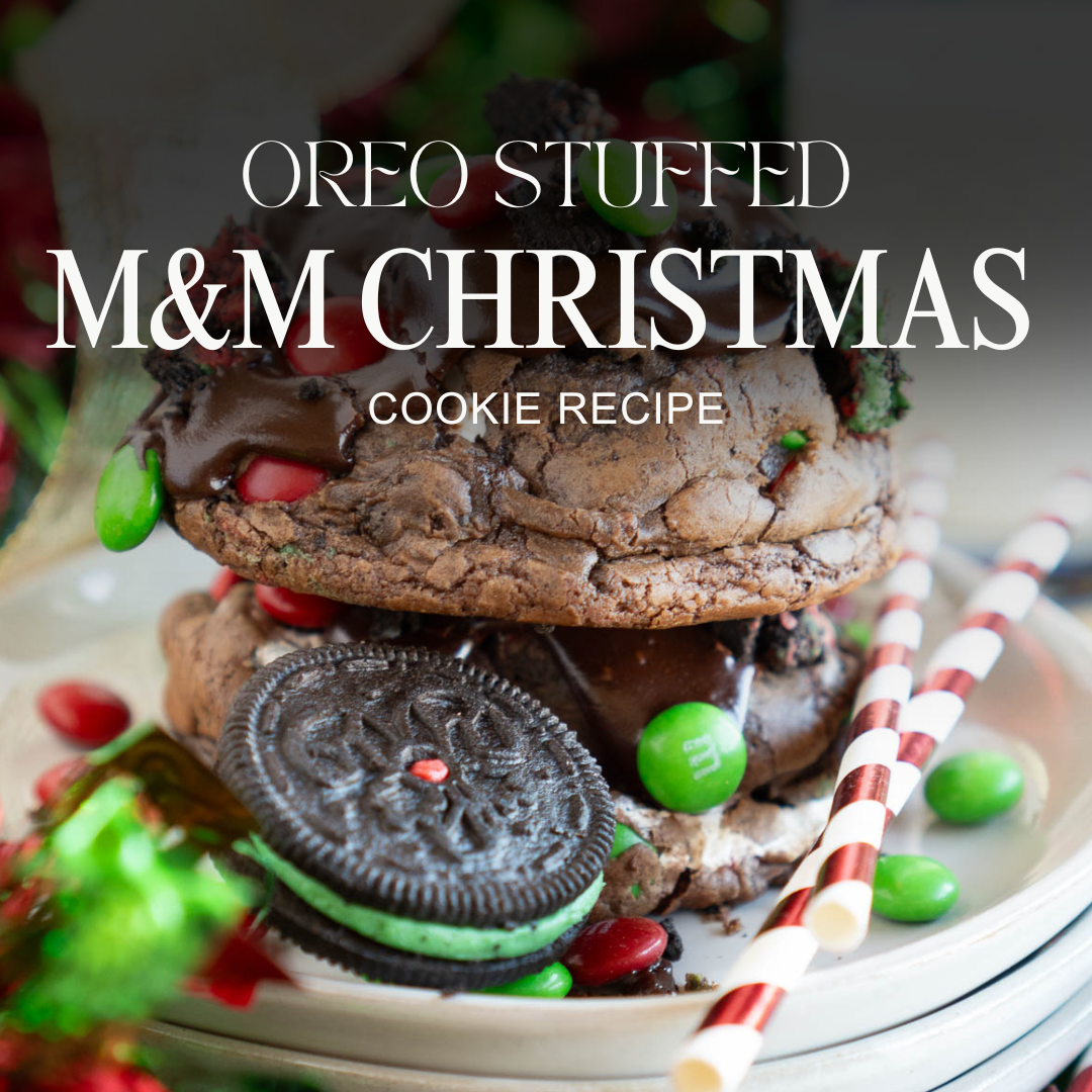 Oreo STUFFED M&M Christmas Cookie Recipe!