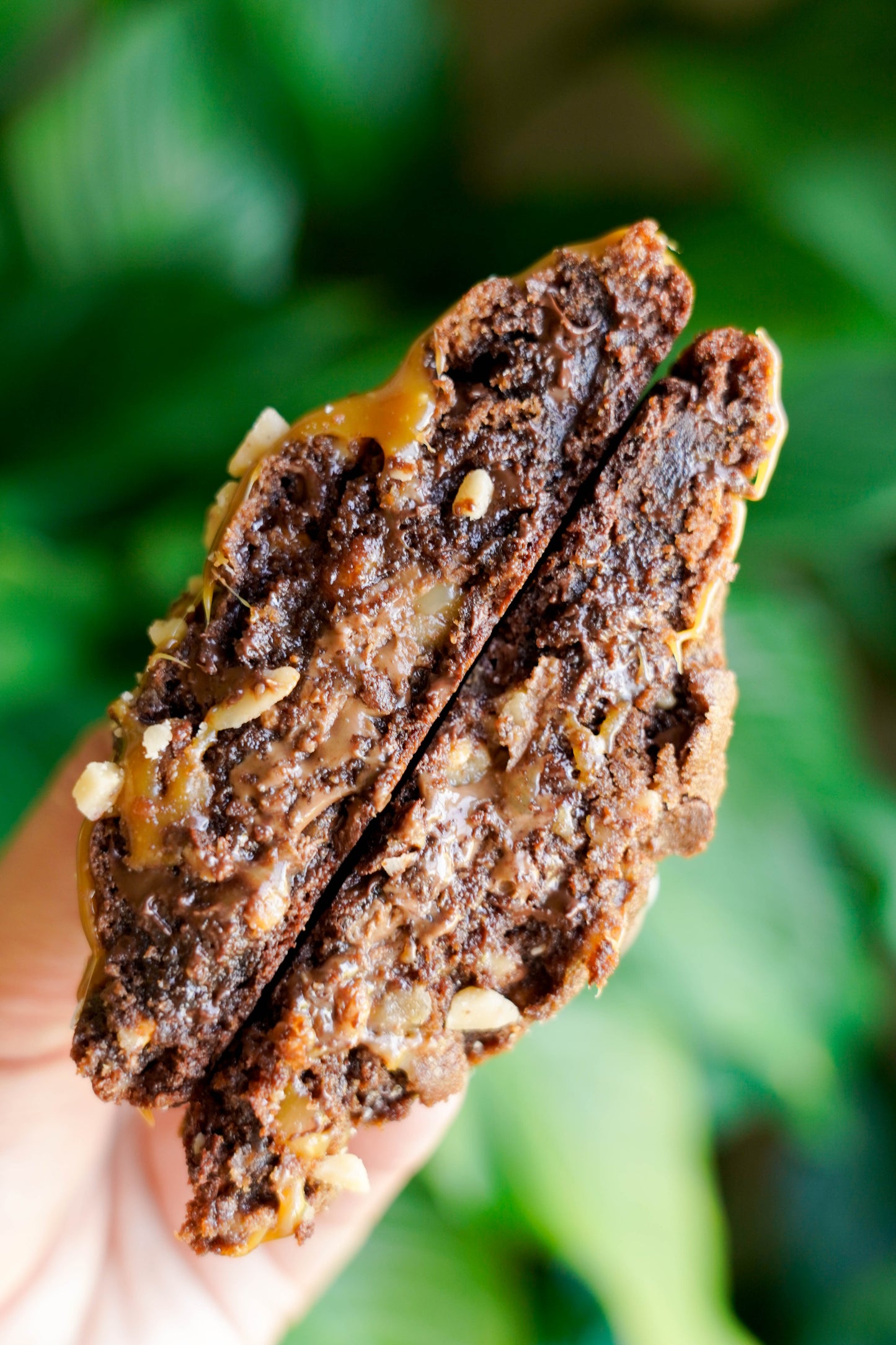 Salted Caramel STUFFED Chocolate Toffee Cookies!