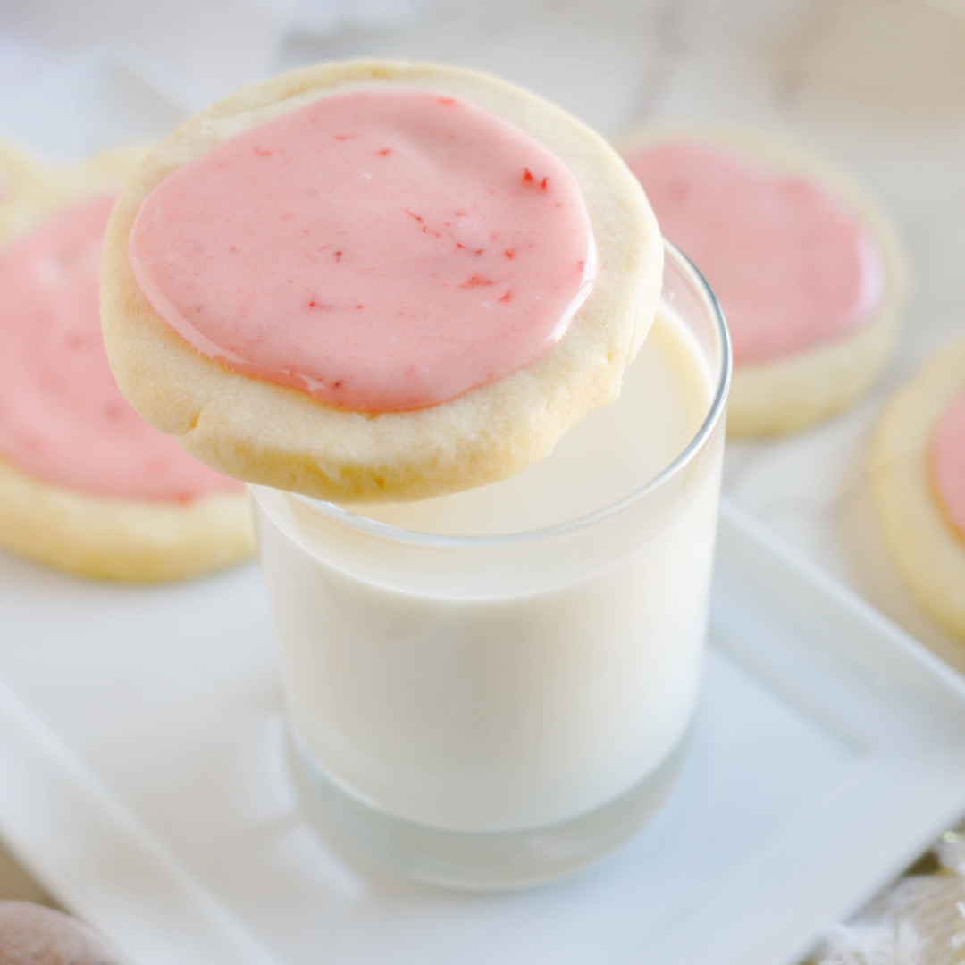 Strawberry Shortbread Cookies Recipe