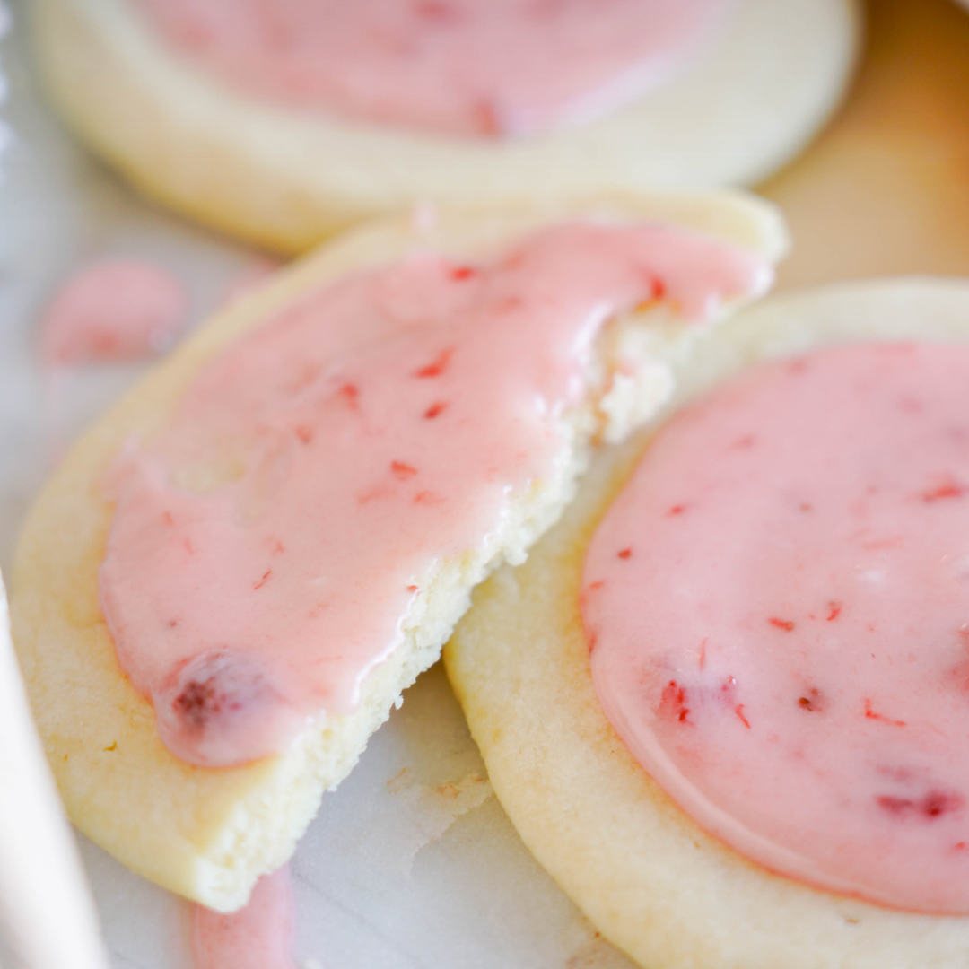 Strawberry Shortbread Cookies Recipe