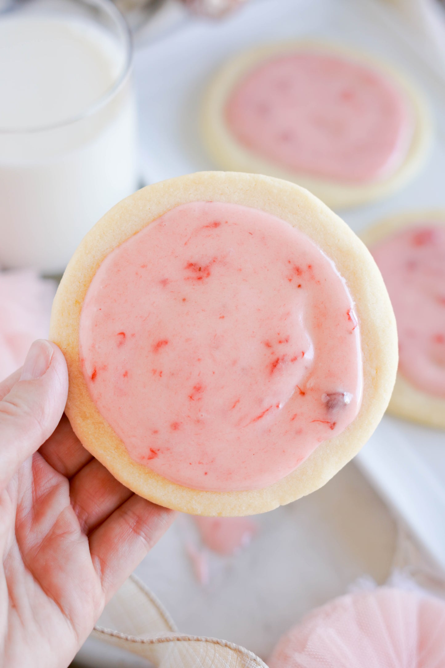 Strawberry Shortbread Cookies Recipe