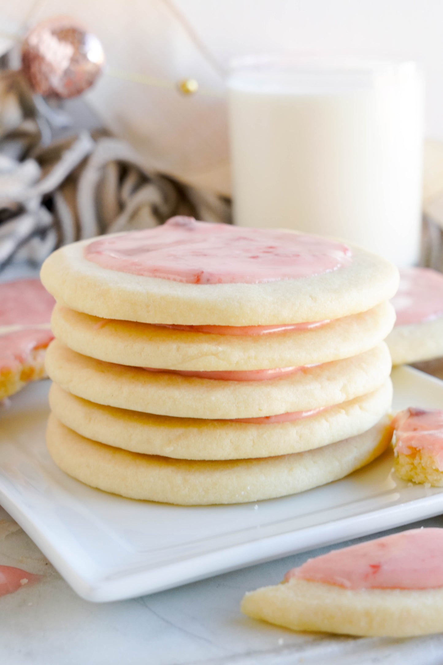 Strawberry Shortbread Cookies Recipe