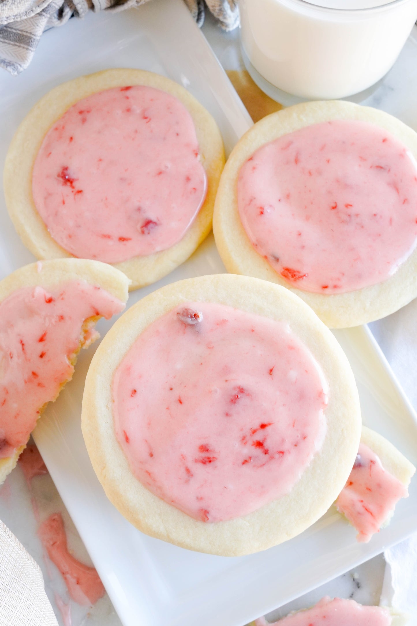 Strawberry Shortbread Cookies Recipe