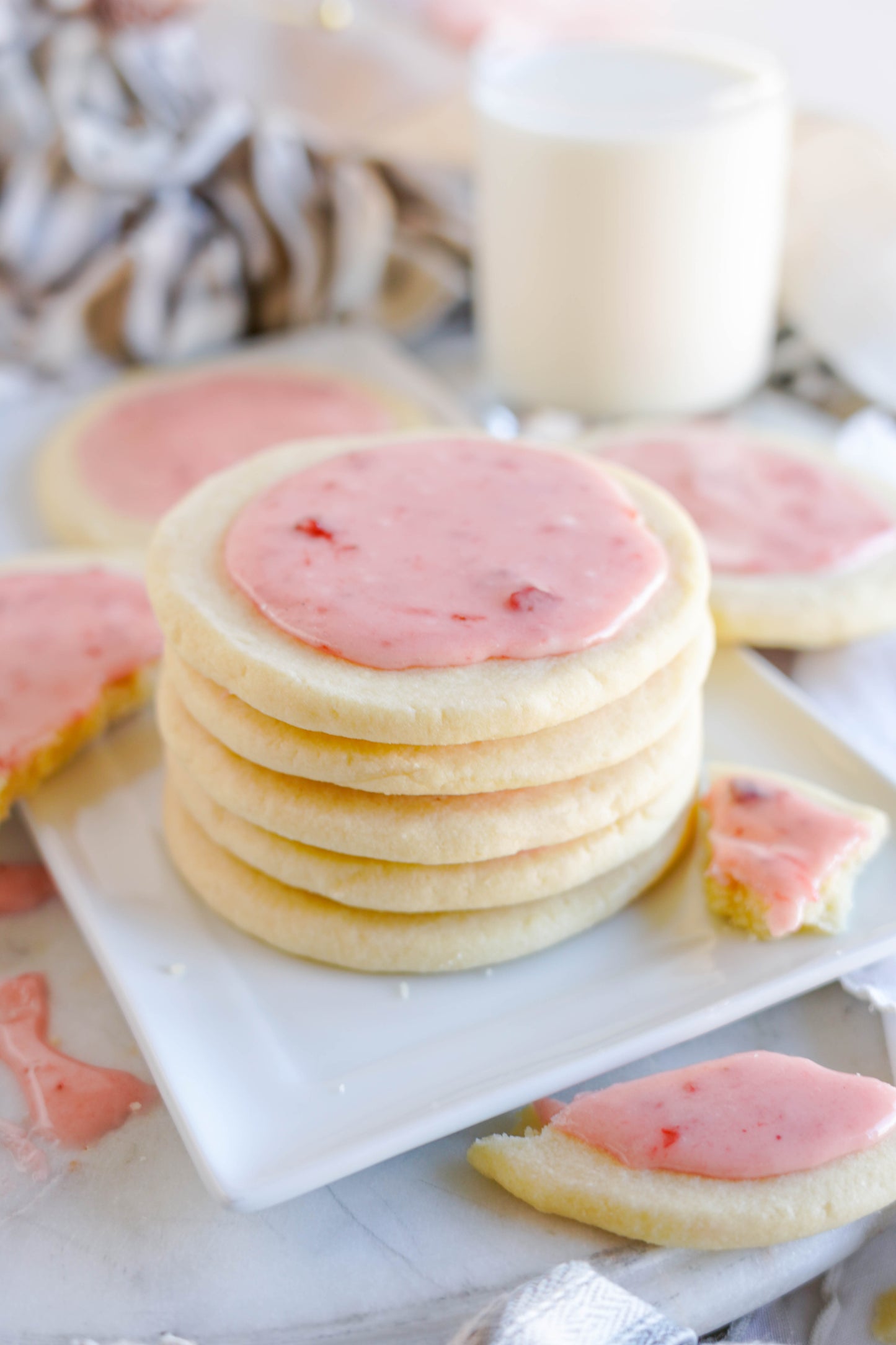 Strawberry Shortbread Cookies Recipe